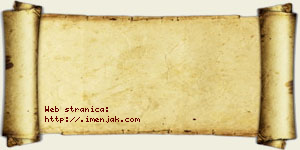 David Rosić vizit kartica